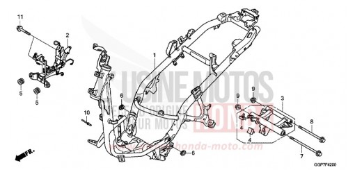 RAHMENKOERPER (NSC50/MPD/WH) NSC50E de 2014